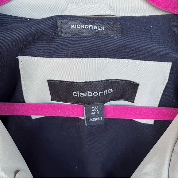 Lightweight microfiber men’s jacket. Claiborne size 3X. - Picture 10 of 14